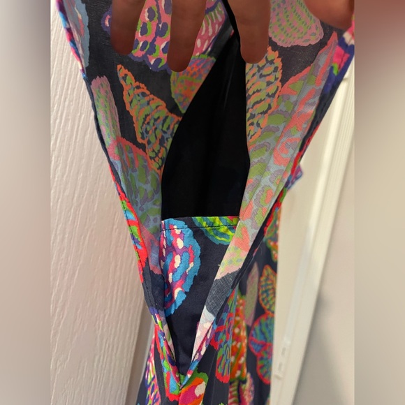 THML Navy Seashell Dress Sz. M - Picture 8 of 12